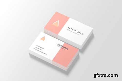 CreativeMarket - Landscape Business Card Mockup 4581825