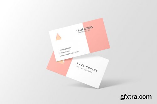 CreativeMarket - Landscape Business Card Mockup 4581825