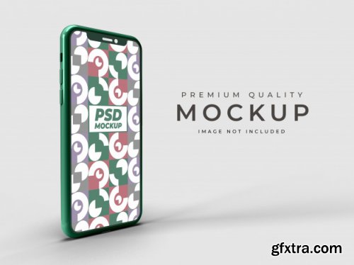 Realistic smartphone mockup