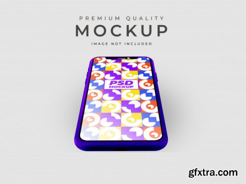 Realistic smartphone mockup