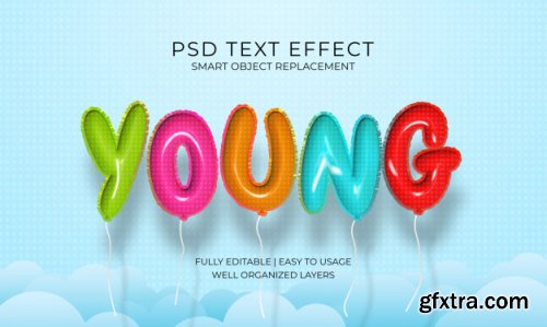 Text effect template