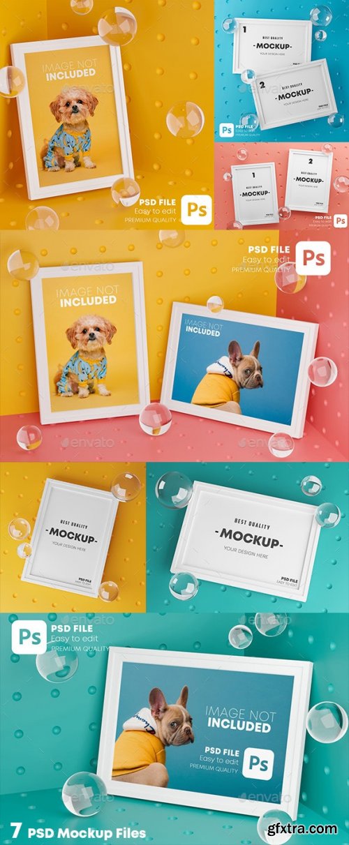 GraphicRiver - Stylish Frame Mockup Pack 28223988