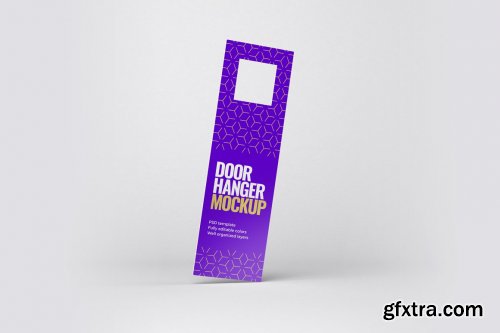 CreativeMarket - Door Hanger Mockup Set 5307401