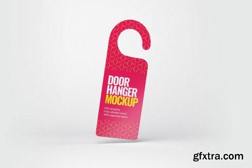 CreativeMarket - Door Hanger Mockup Set 5307401