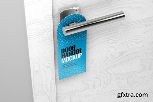 CreativeMarket - Door Hanger Mockup Set 5307401