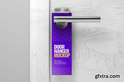 CreativeMarket - Door Hanger Mockup Set 5307401