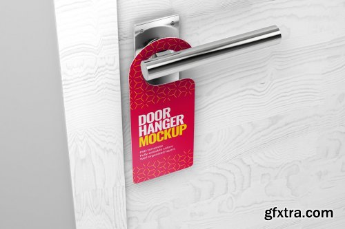 CreativeMarket - Door Hanger Mockup Set 5307401