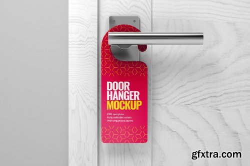 CreativeMarket - Door Hanger Mockup Set 5307401