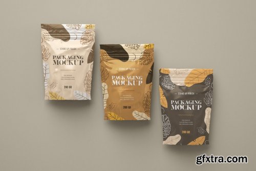 CreativeMarket - Stand Up Pouch Mockup Set 5284160