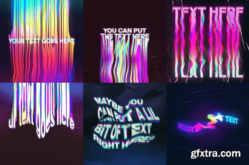 CreativeMarket - Melted - Trippy Text Distortions 5194163