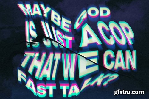 CreativeMarket - Melted - Trippy Text Distortions 5194163