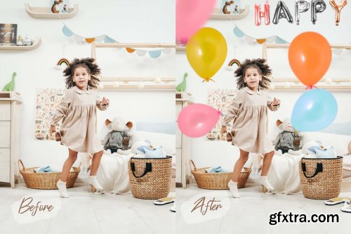 CreativeMarket - 50 Birthday Balloon PNG Overlays 4990999