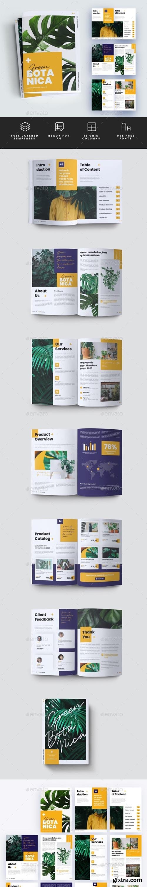 GraphicRiver - Green Botanica - Creative Brochure Template 28125720