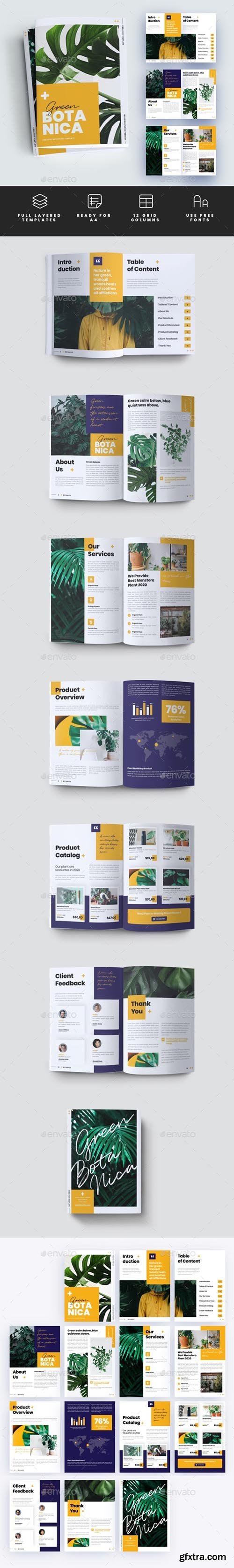 GraphicRiver - Green Botanica - Creative Brochure Template 28125720