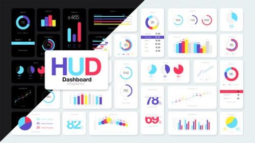 Videohive - HUD Dashboard Infographics