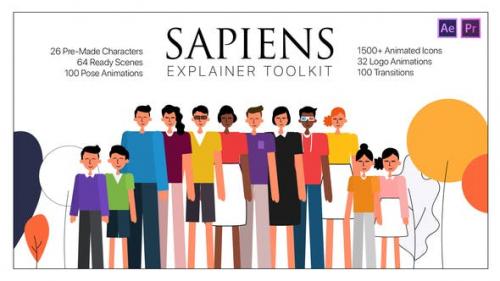 Videohive - Sapiens Explainer Toolkit AE &amp; PR MOGRTs