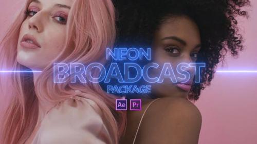 Videohive - Neon Broadcast Package