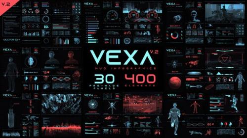 Videohive - Vexa HUD Infographics