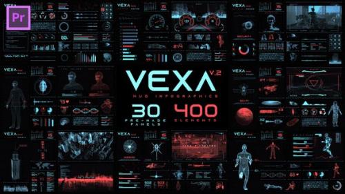 Videohive - Vexa HUD Infographics Essential Graphics 