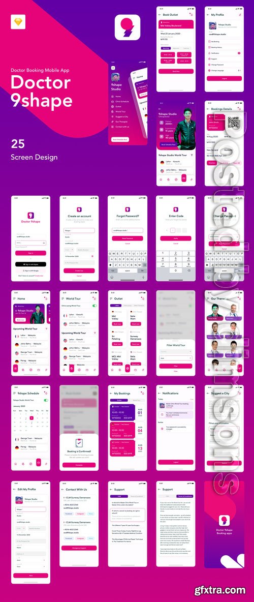 9shape Doctor Booking Apps IOS Ui Kit