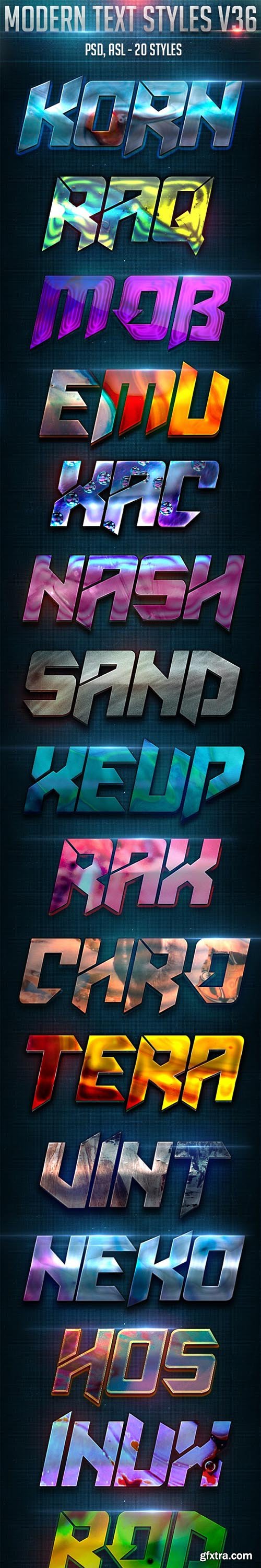 GraphicRiver - Modern Text Styles V36 27026401