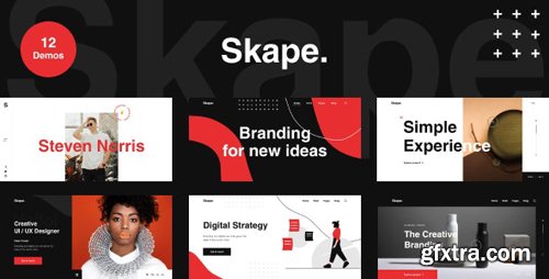 ThemeForest - Skape v1.0 - Creative Agency & Portfolio HTML Template - 28096377