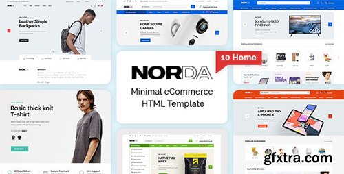 ThemeForest - Norda v1.0 - Minimal eCommerce HTML Template - 28376016