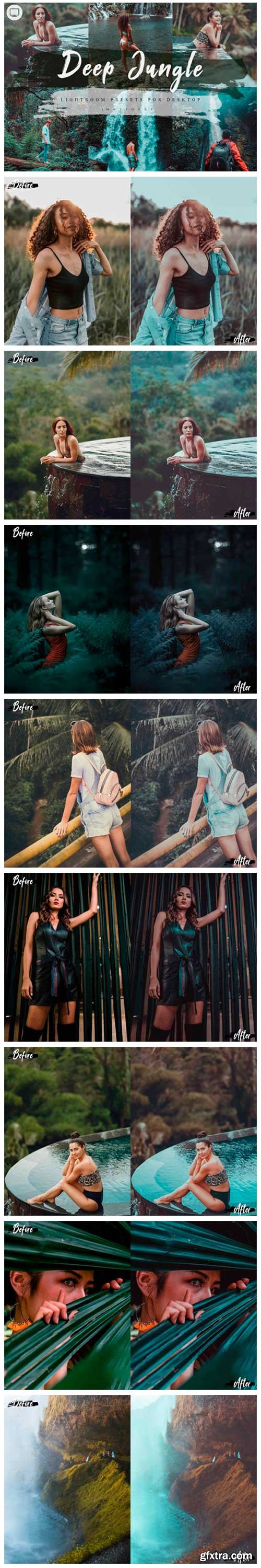 12 Deep Jungle Lightroom Presets 4739063