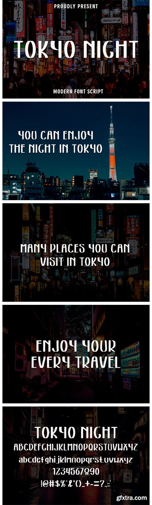 Tokyo Night Font