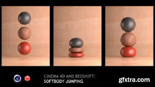 Cinema 4D and Redshift: Soft Body Jumping