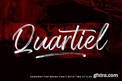 CM - Quartiel Brush Font 5163205