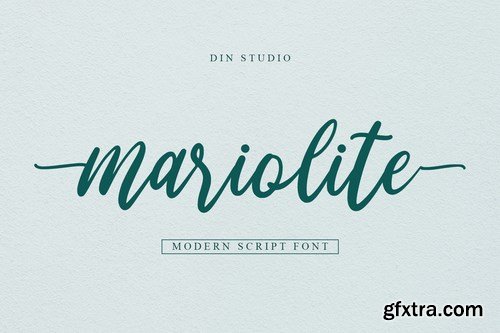 Mariolite-Modern Script Font