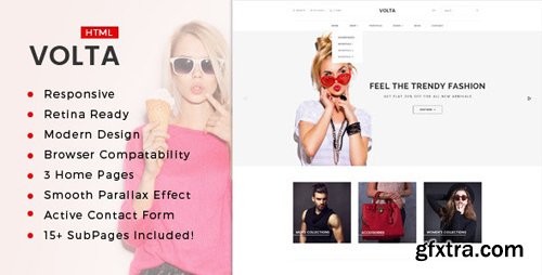 ThemeForest - Volta v1.0 - Minimal Shopping HTML5 Template - 17472485