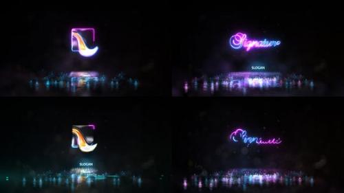 Videohive - Neon Energy Signature Logo 2