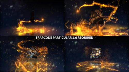 Videohive - Glowing Particals Logo Reveal 31 : Golden Particals 10