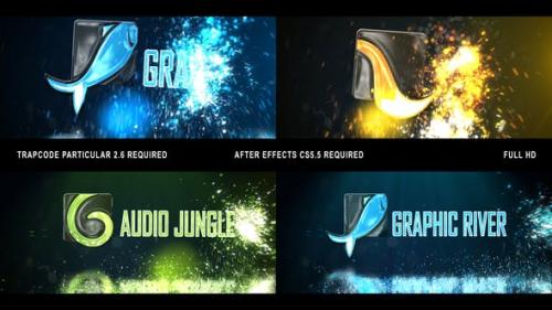 Videohive - Glowing Particals Logo Reveal 32