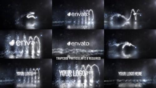 Videohive - Glowing Particals Logo Reveal 37 : Silver Particals 02