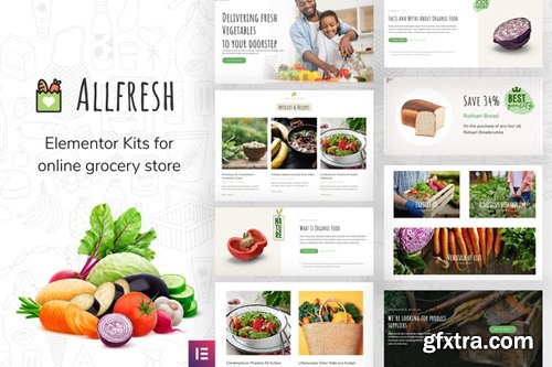 ThemeForest - Allfresh v1.0 - Grocery Store Template Kit - 28350690