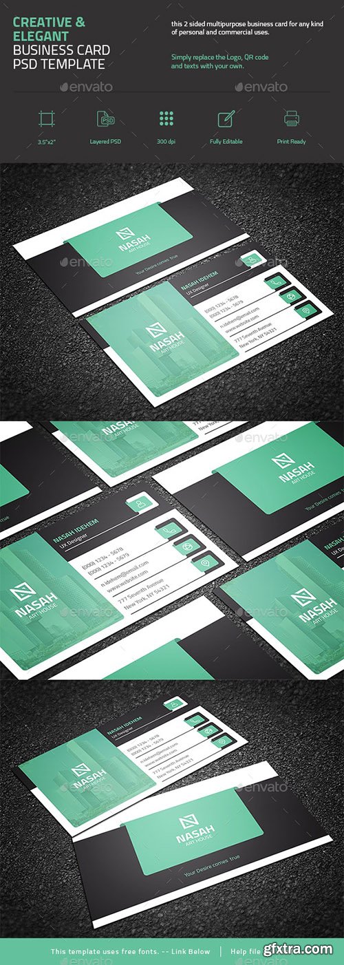 GraphicRiver - Creative Elegant Business Card 28293317