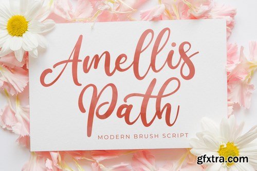 Amellis Path - Brush Script Font