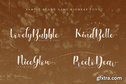 Highheat - Stylish Calligraphy Font