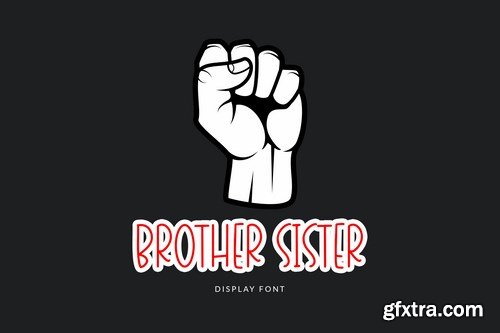 Brother Sister Display Font