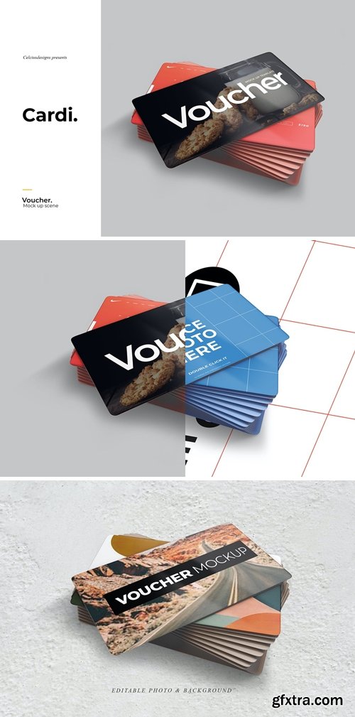 Cardi Voucher Mockup