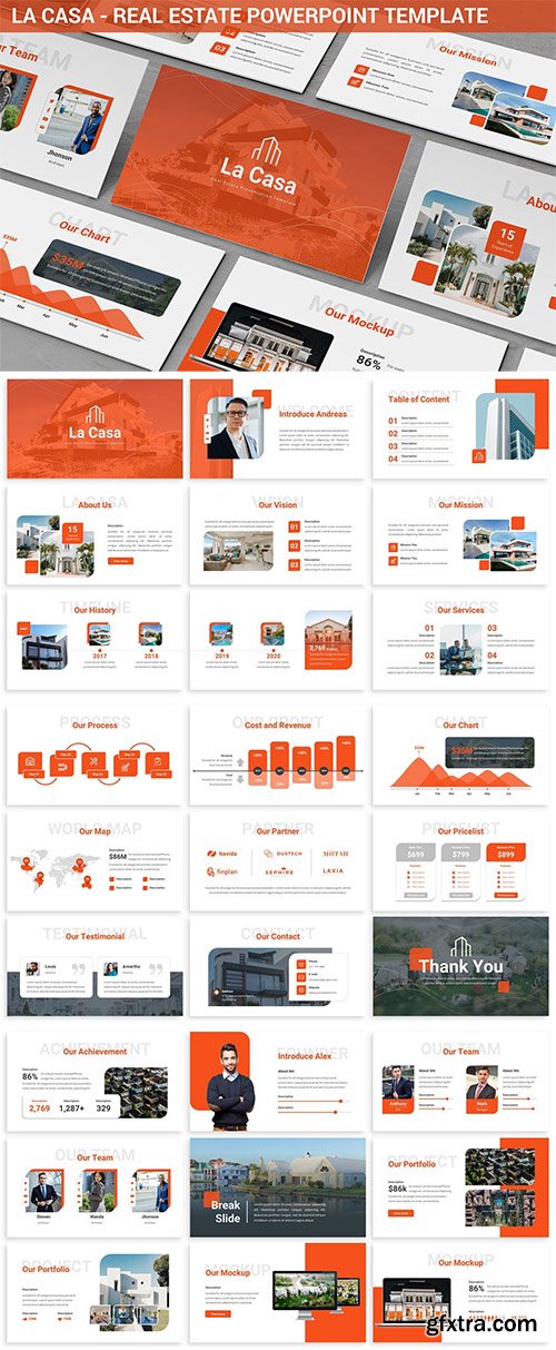 La Casa - Real Estate Powerpoint Template