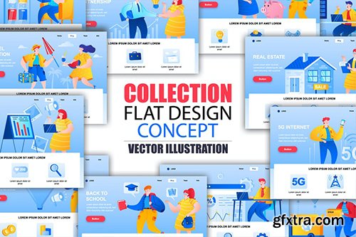 Collection Landing Page Template whith People