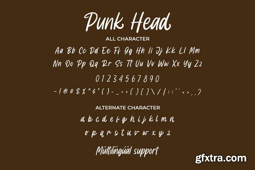 Punk Head-Handwritten Font