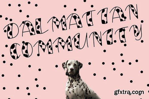 My Friend Dalmatian Display Font