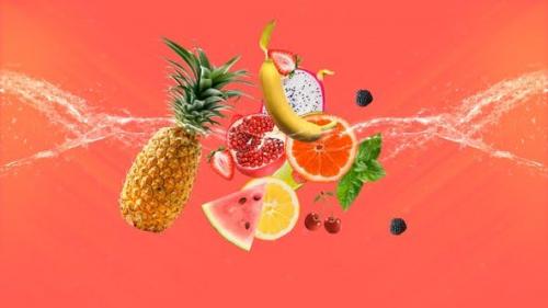 Videohive - Fresh Fruits Logo