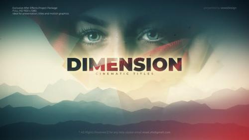 Videohive - Dimension Cinematic title