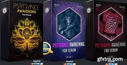 Ghosthack Sounds Psytrance Awakening Volume 1-3 For XFER RECORDS SERUM-DISCOVER